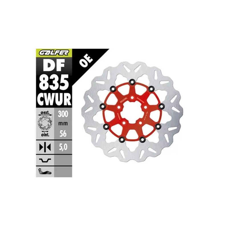 Brake Rotor Floating Wave