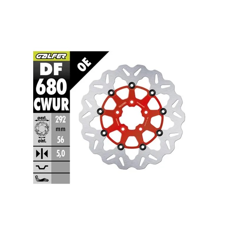 Disque de frein flottant Wave