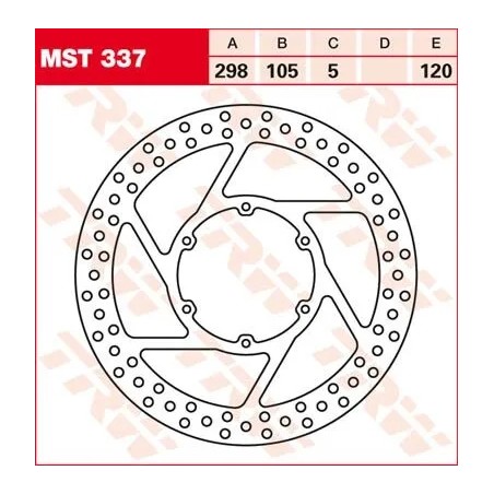 Round Fixed Brake Rotor 250-299mm