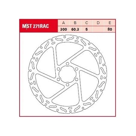 Contoured Fixed Brake Rotor