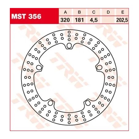 Round Fixed Brake Rotor Larger Than 300mm