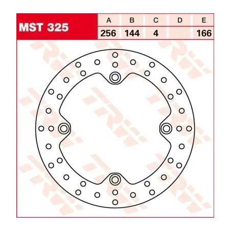 Round Fixed Brake Rotor 250-299mm