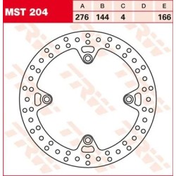 Round Fixed Brake Rotor 250-299mm