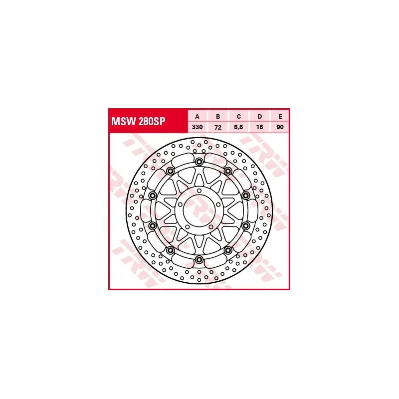 Racing SP-Series High-Performance Brake Rotor