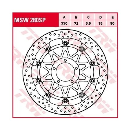 Racing SP-Series High-Performance Brake Rotor