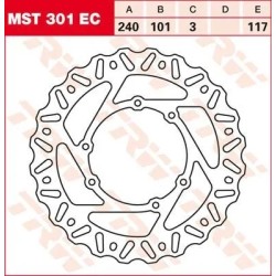 EC Cross Design Brake Rotor