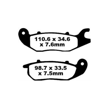 SFA Series Organic Scooter Brake Pads