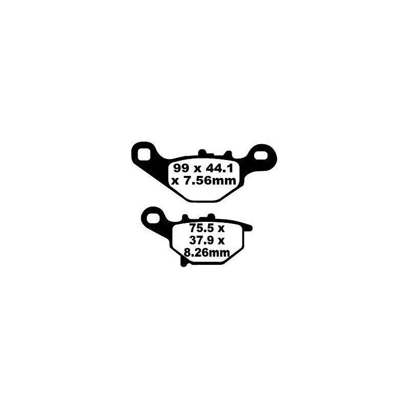 SFA Series Organic Scooter Brake Pads