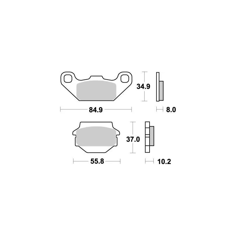 Nitro ATV Brake Pads