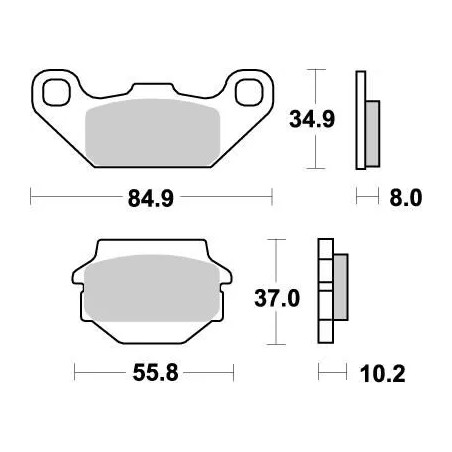 Nitro ATV Brake Pads