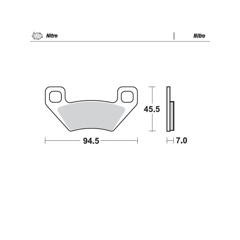 Nitro ATV Brake Pads