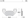 Nitro ATV Brake Pads
