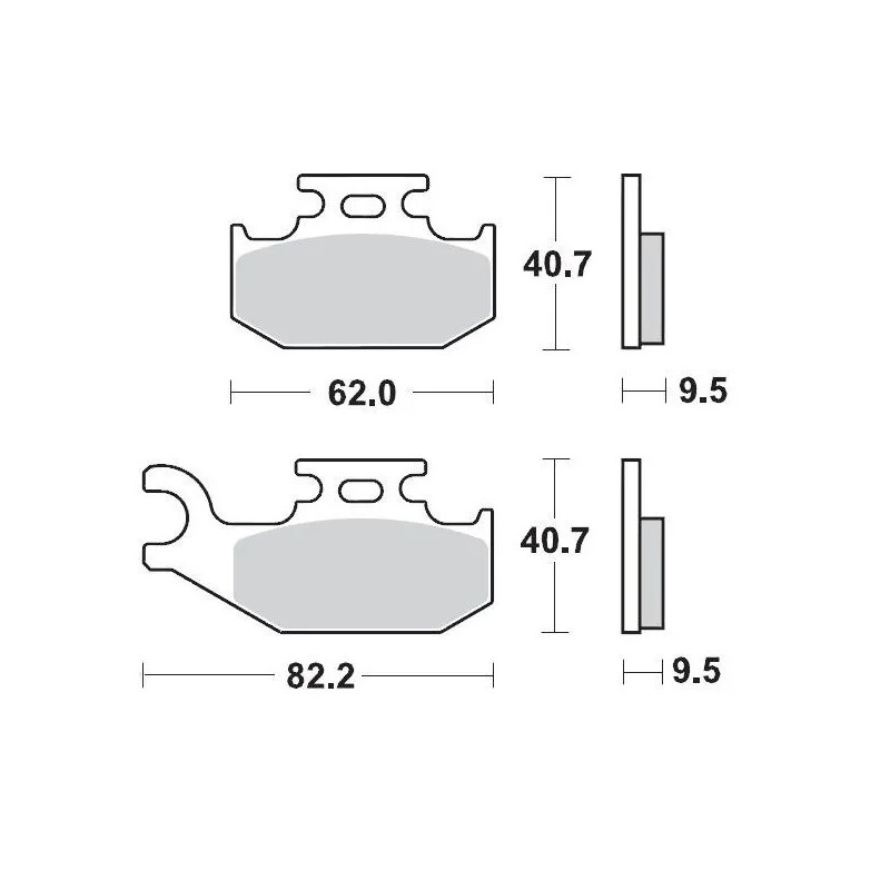 Racing Brake Pads ATV