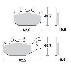 Racing Brake Pads ATV