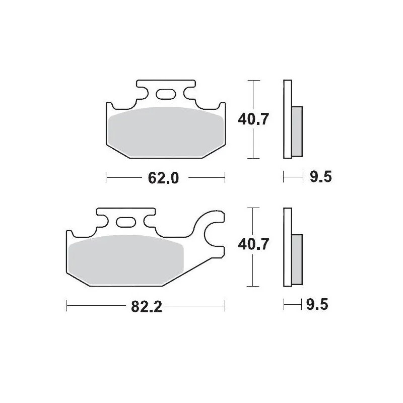 Racing Brake Pads ATV