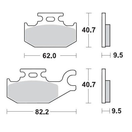 Racing Brake Pads ATV