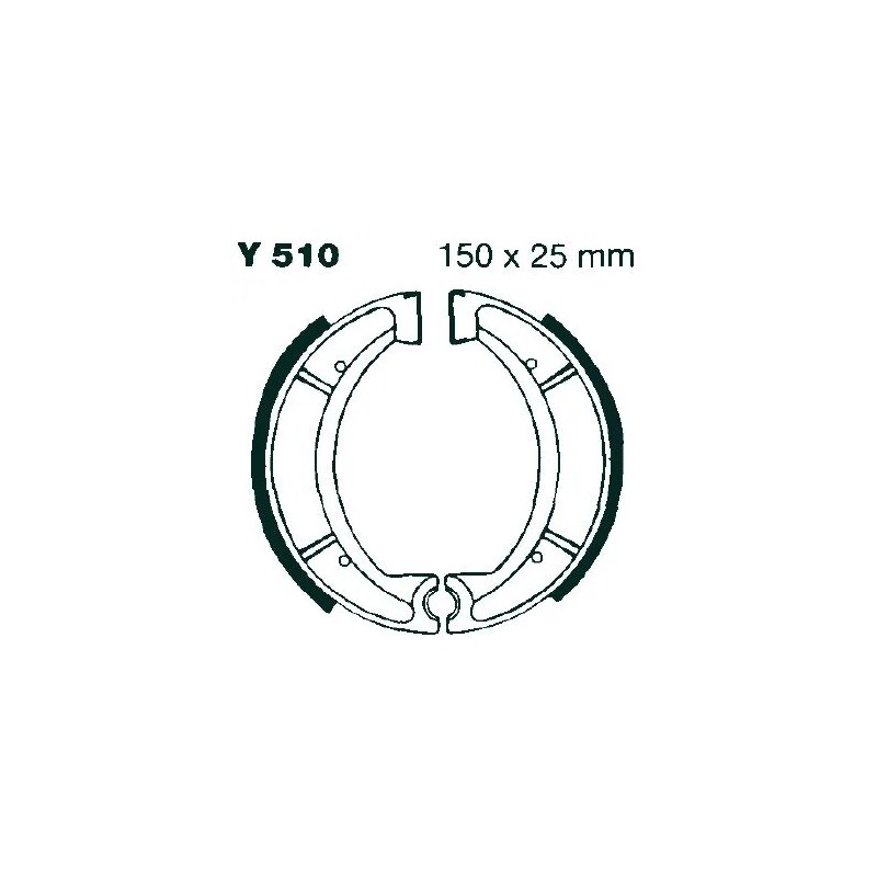G  Grooved Brake Shoe