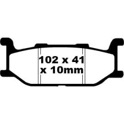 SFA Series Organic Scooter Brake Pads