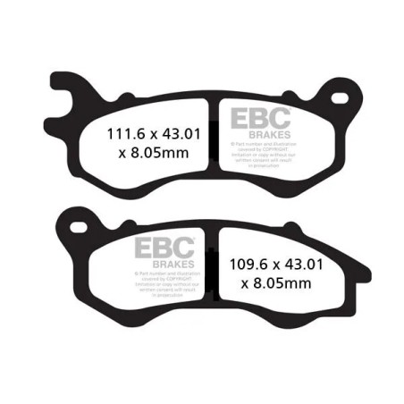 SFAC Carbon Series Scooter Brake Pads