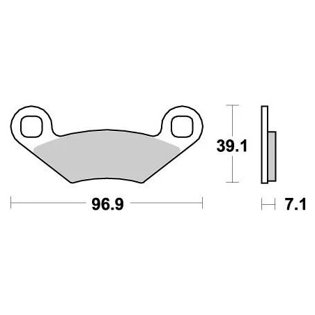Nitro ATV Brake Pads