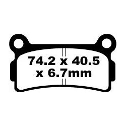FA Series Organic Brake Pads