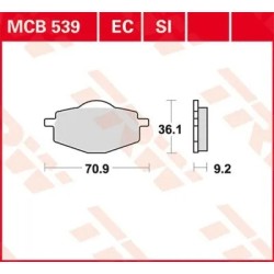 EC Series Ceramic Brake Pads