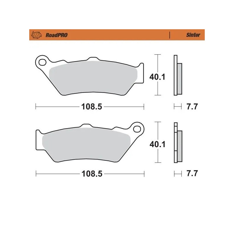 RoadPRO Sinder Brake Pad Rear
