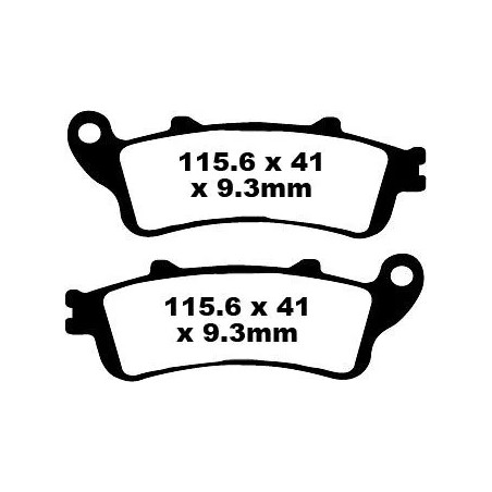 SFA Series Organic Scooter Brake Pads