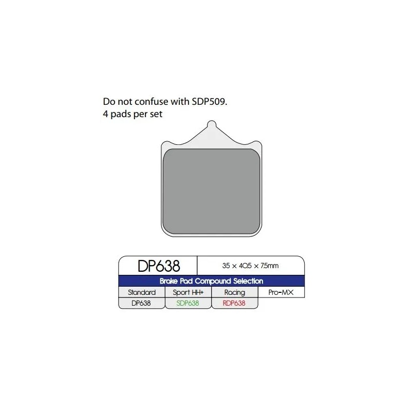 Standard Sintered Metal Brake Pads