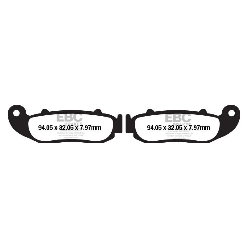 R Series Heavy Duty Sindered Brake Pads