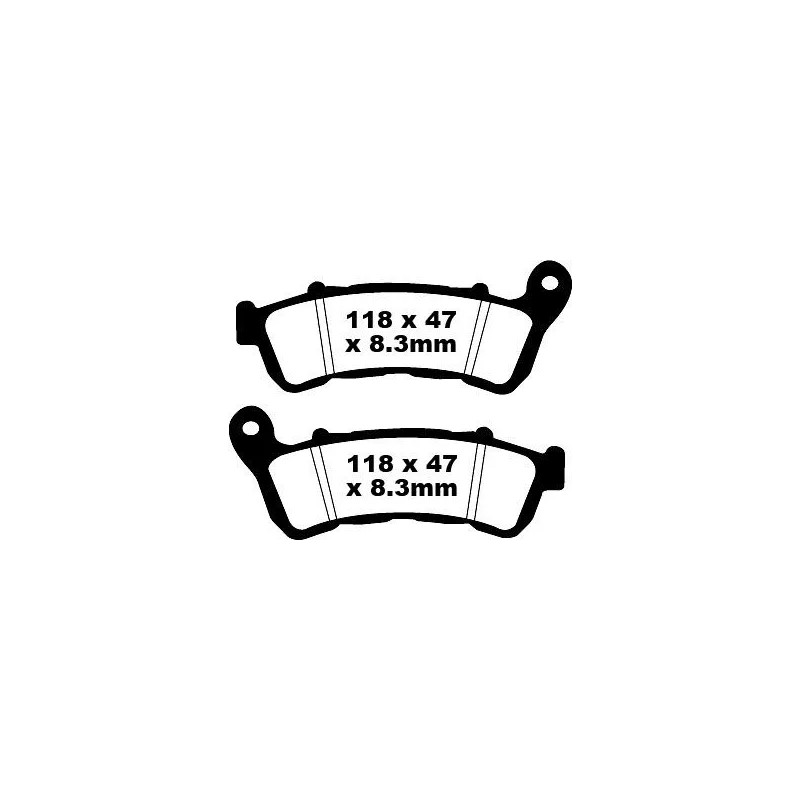 Plaquettes de frein frittées pour scooter série SFA-HH