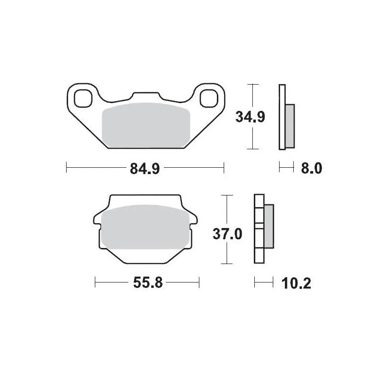 Racing Brake Pads ATV