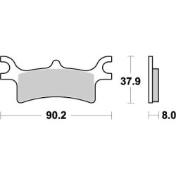 Racing Brake Pads ATV