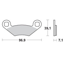 Racing Brake Pads ATV