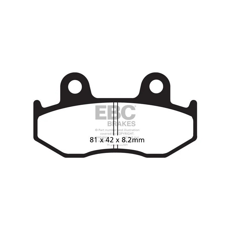 SFA Series Organic Scooter Brake Pads