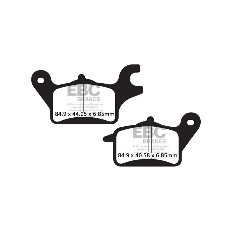 SFA Series Organic Scooter Brake Pads