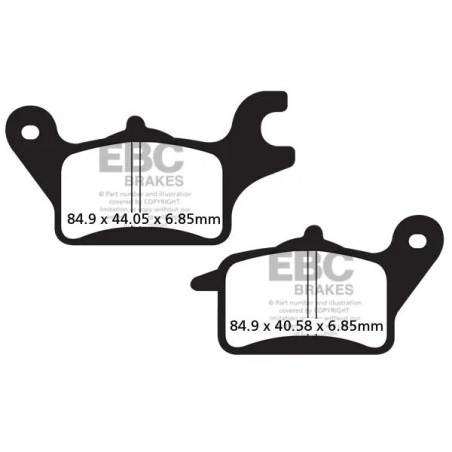 SFA Series Organic Scooter Brake Pads