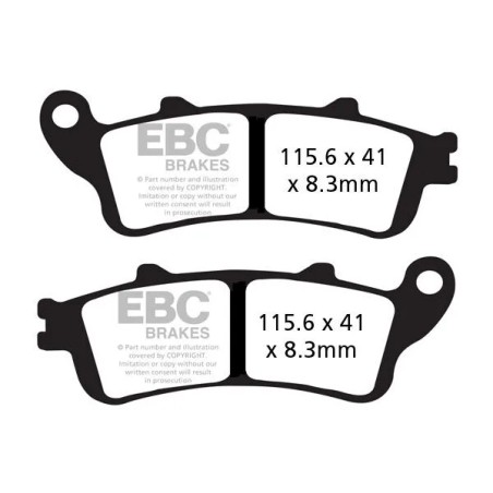 Vee Semi-Sintered Brake Pads