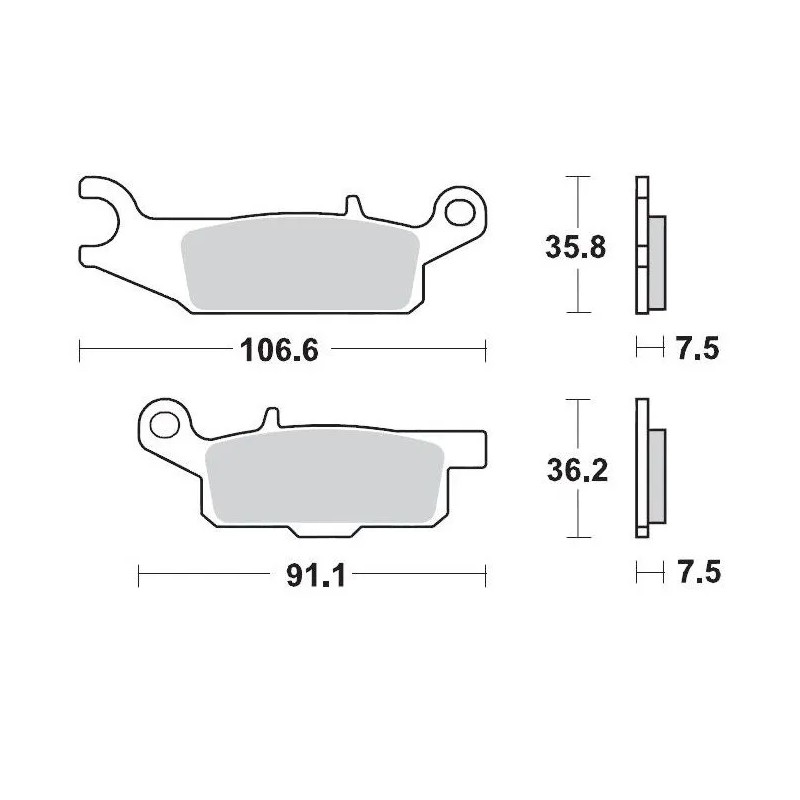 Racing Brake Pads ATV