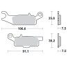 Racing Brake Pads ATV