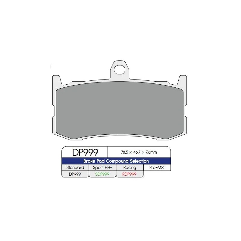 Plaquettes RDP Race/X-Race en titane