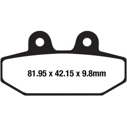 Plaquettes de Frein Frittées HH Harley/Buell