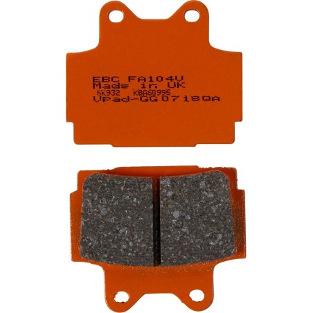 Plaquettes de frein organiques base "FA"