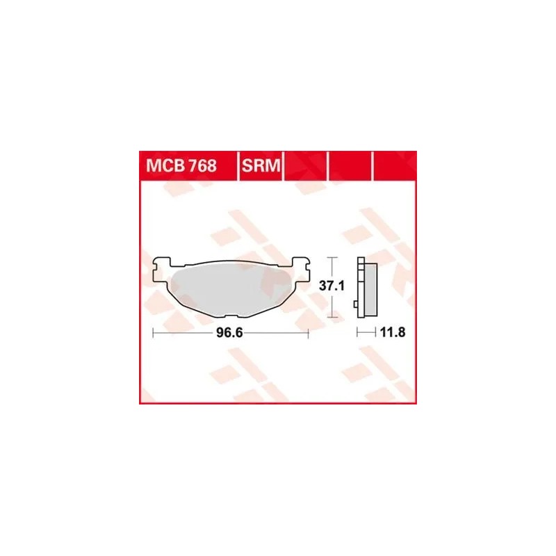 SRM Series Sindered Scooter Brake Pads
