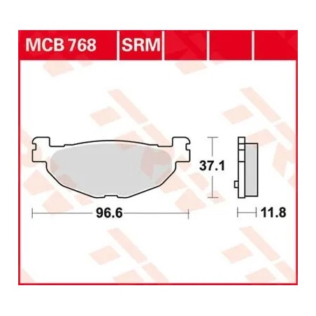 SRM Series Sindered Scooter Brake Pads
