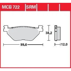 SRM Series Sindered Scooter Brake Pads