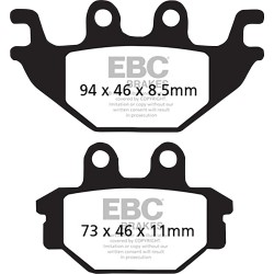 SFAC Carbon Series Scooter Brake Pads