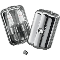 Chrome Spark Plug Holder