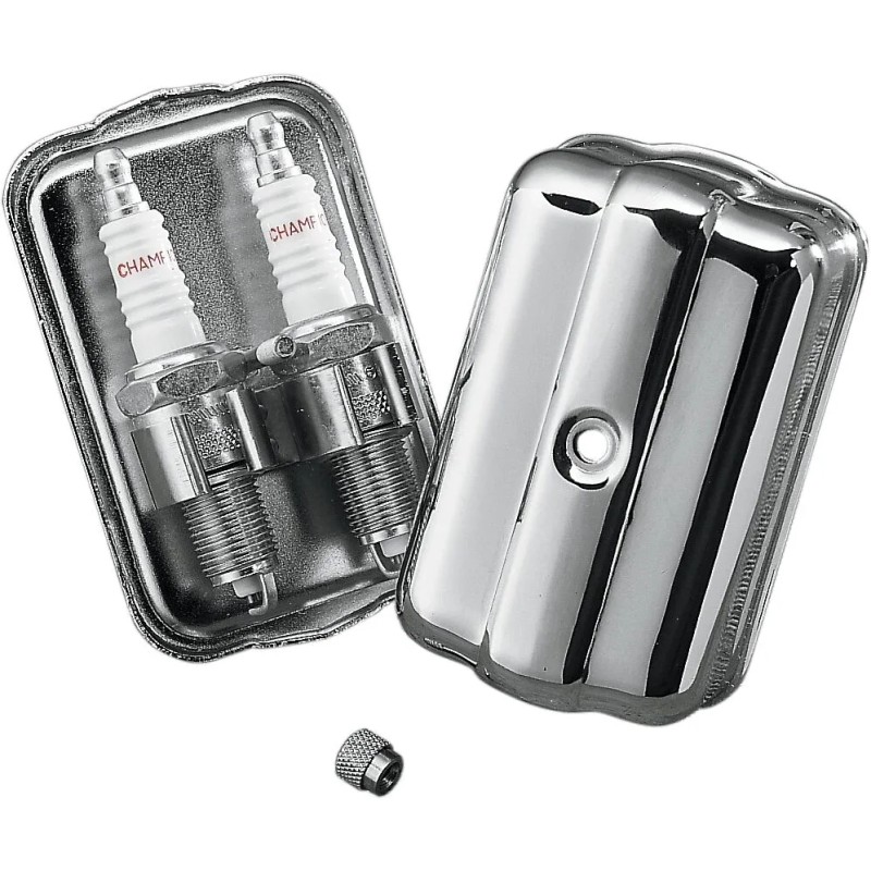 Chrome Spark Plug Holder
