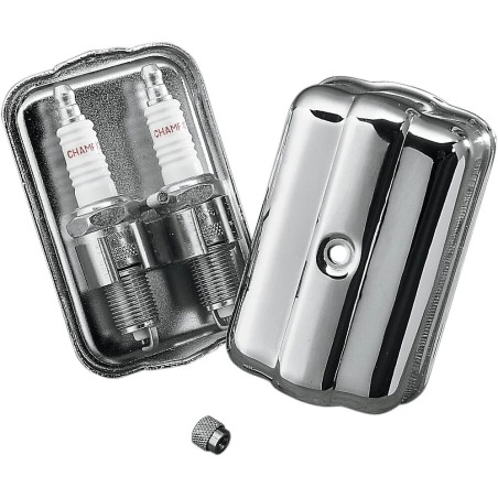 Chrome Spark Plug Holder